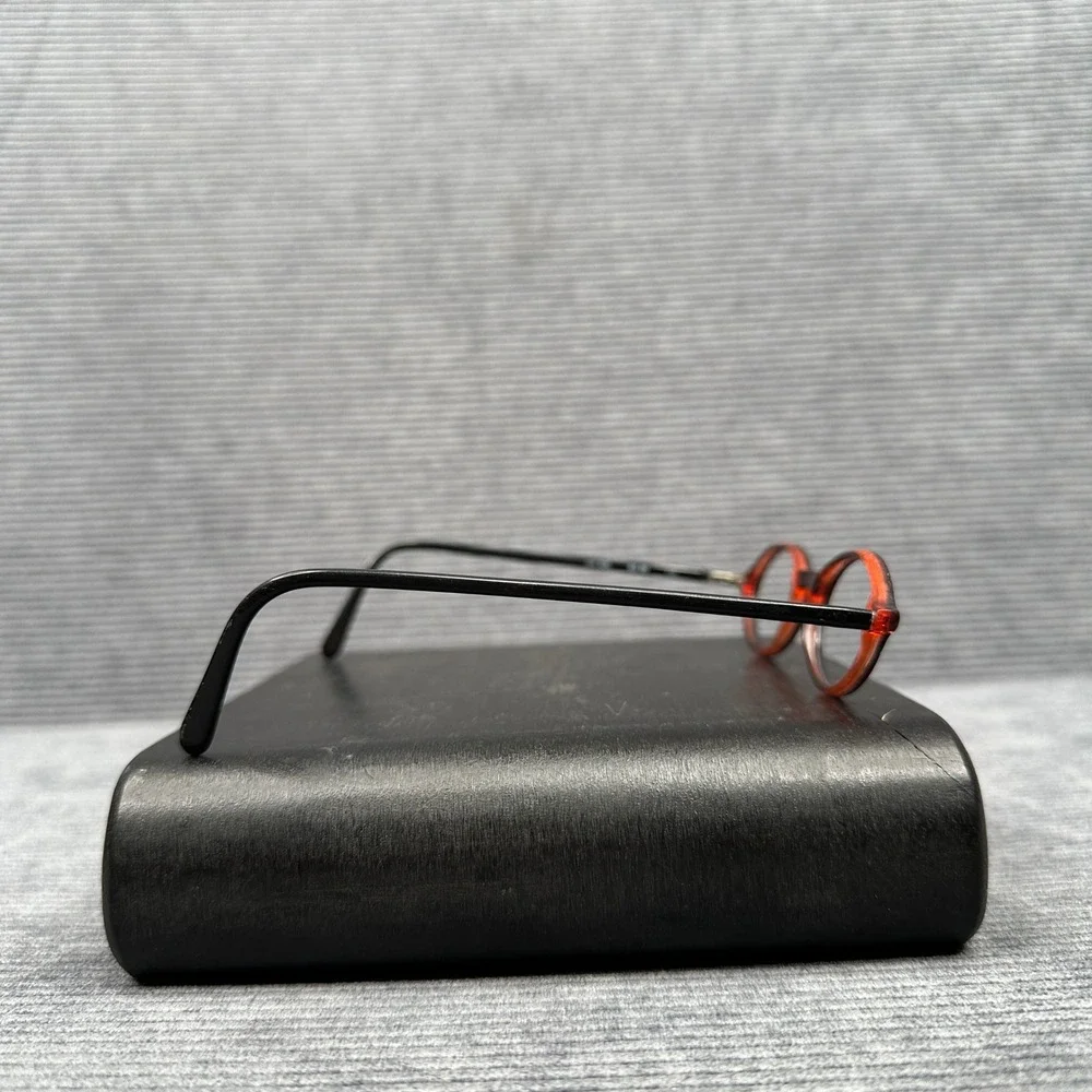 SEE 2510 Y2K Eyeglasses Oval Tortoise Brown Black Frames Made in Italy 42-20-135